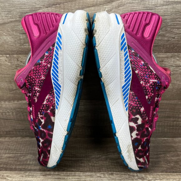 Brooks Adrenaline GTS 22 Pink Leopard Womens US Size 10 EUR 42 Running Shoes - Picture 5 of 15